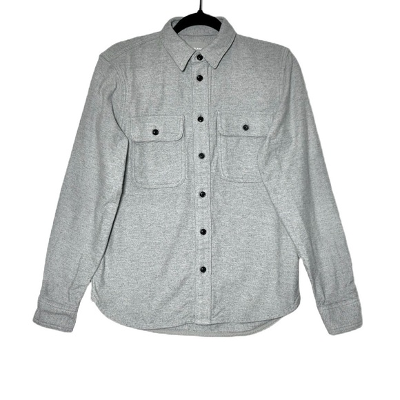 NEW Everlane The Heavyweight Overshirt Uniform in Heathered Grey, Size XS - Picture 4 of 12